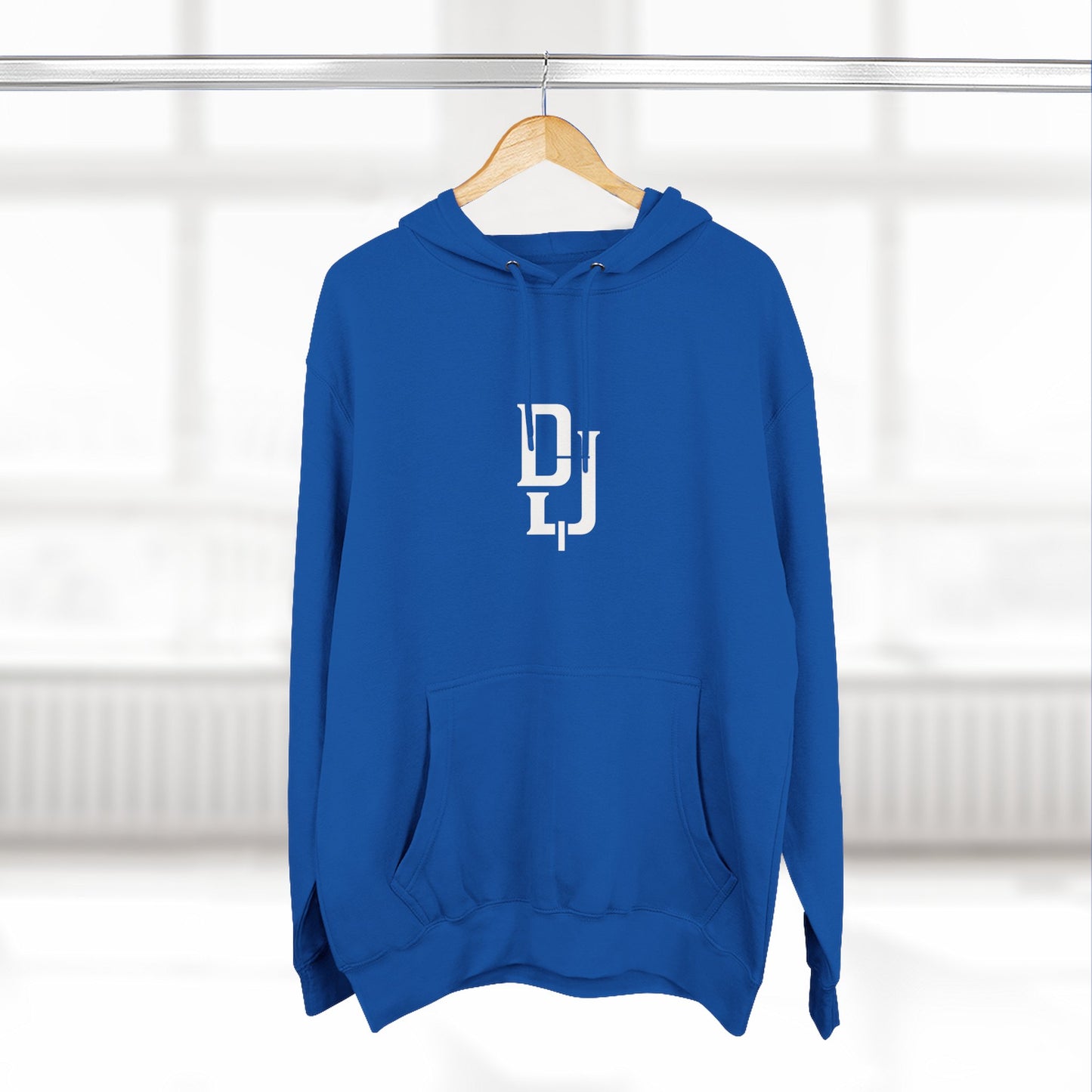 Minimal DJ Logo Hoodie - Three-Panel Fleece Sweatshirt