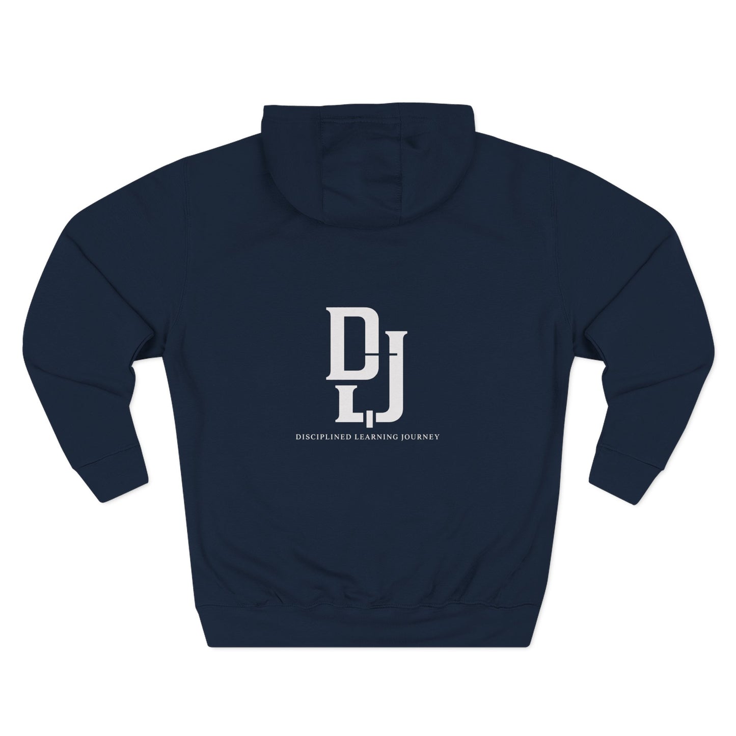 Minimal DJ Logo Hoodie - Three-Panel Fleece Sweatshirt