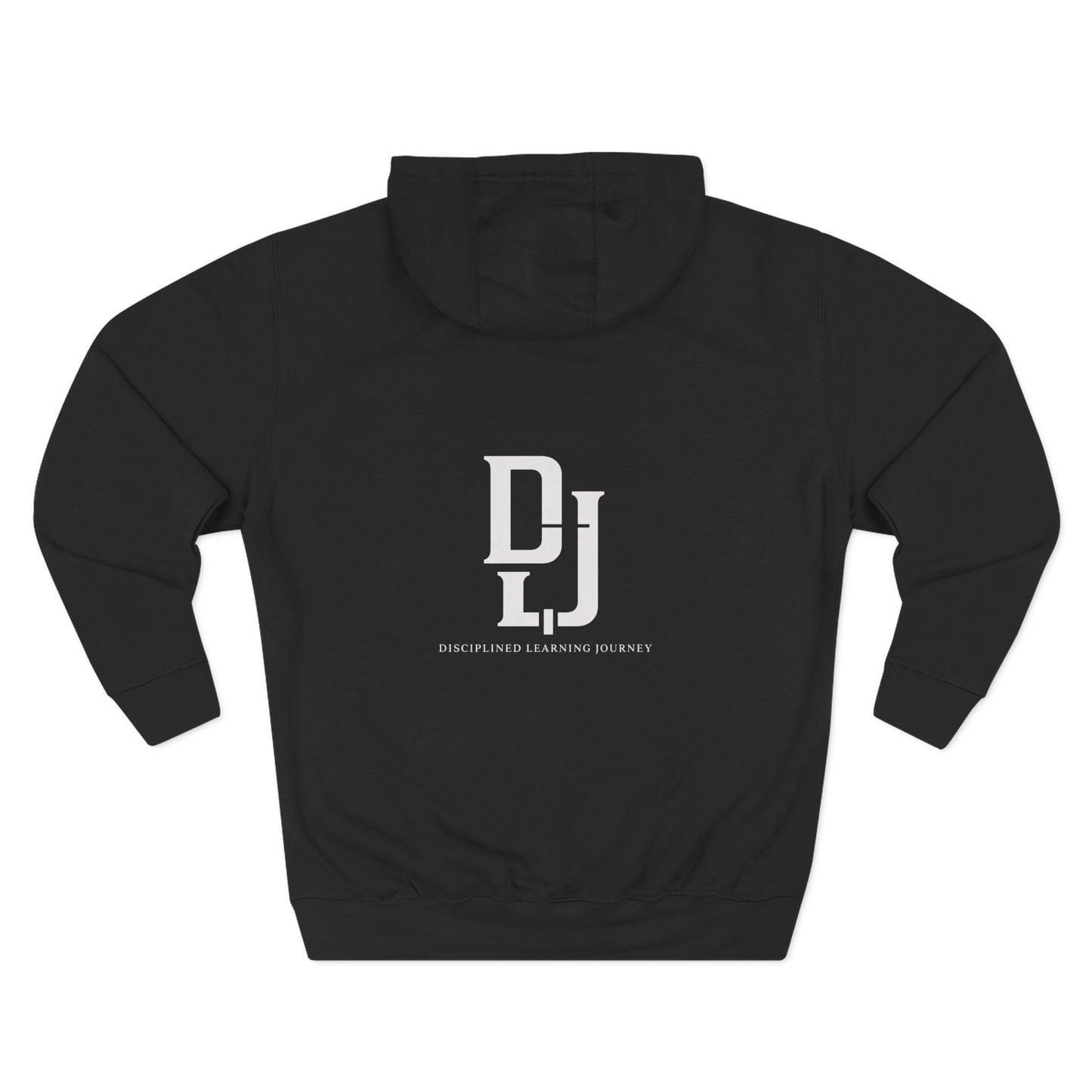Minimal DJ Logo Hoodie - Three-Panel Fleece Sweatshirt