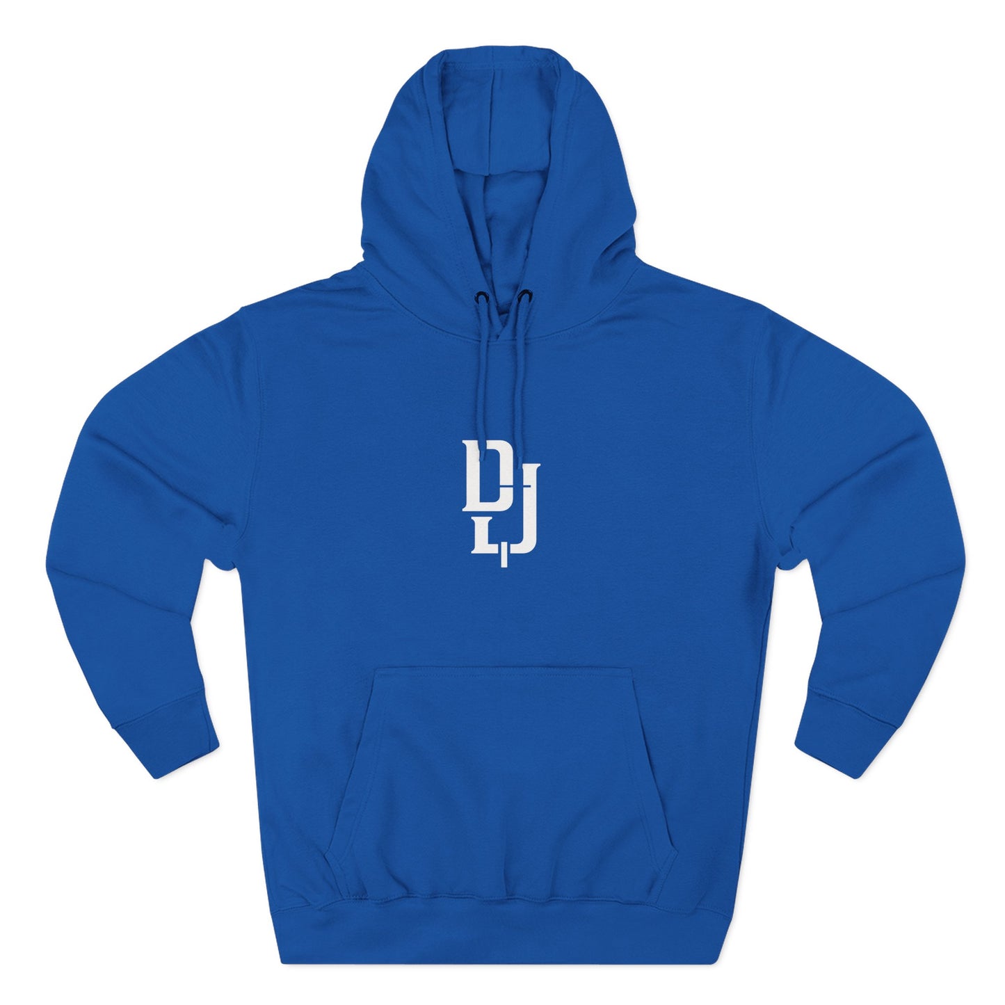 Minimal DJ Logo Hoodie - Three-Panel Fleece Sweatshirt