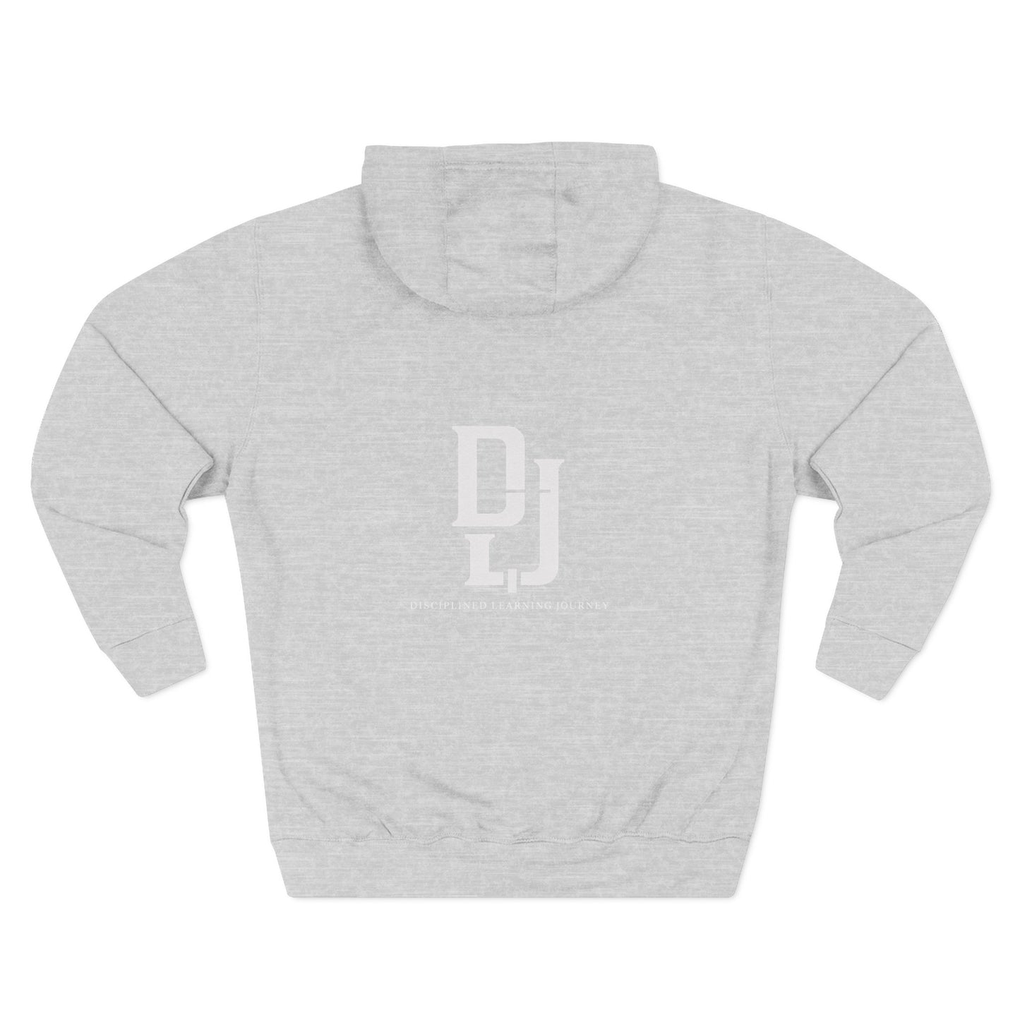 Minimal DJ Logo Hoodie - Three-Panel Fleece Sweatshirt