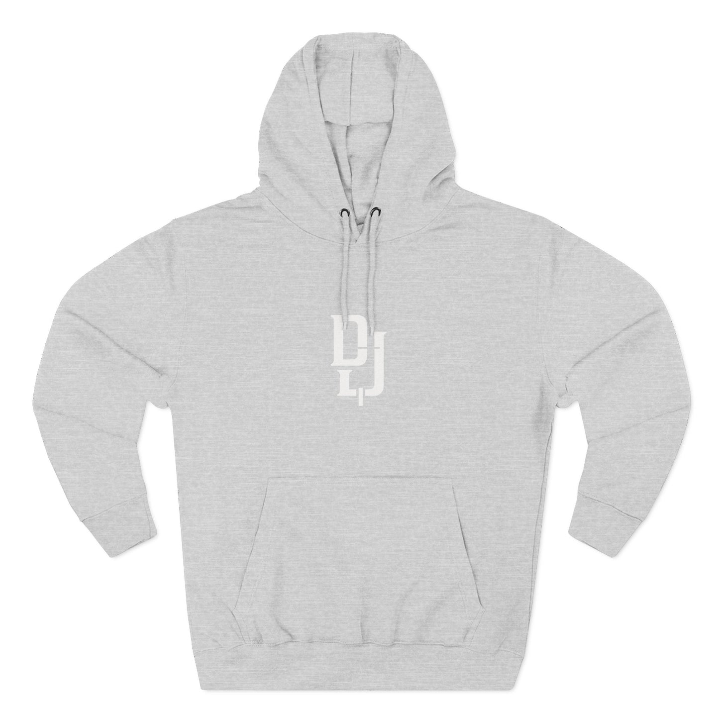 Minimal DJ Logo Hoodie - Three-Panel Fleece Sweatshirt