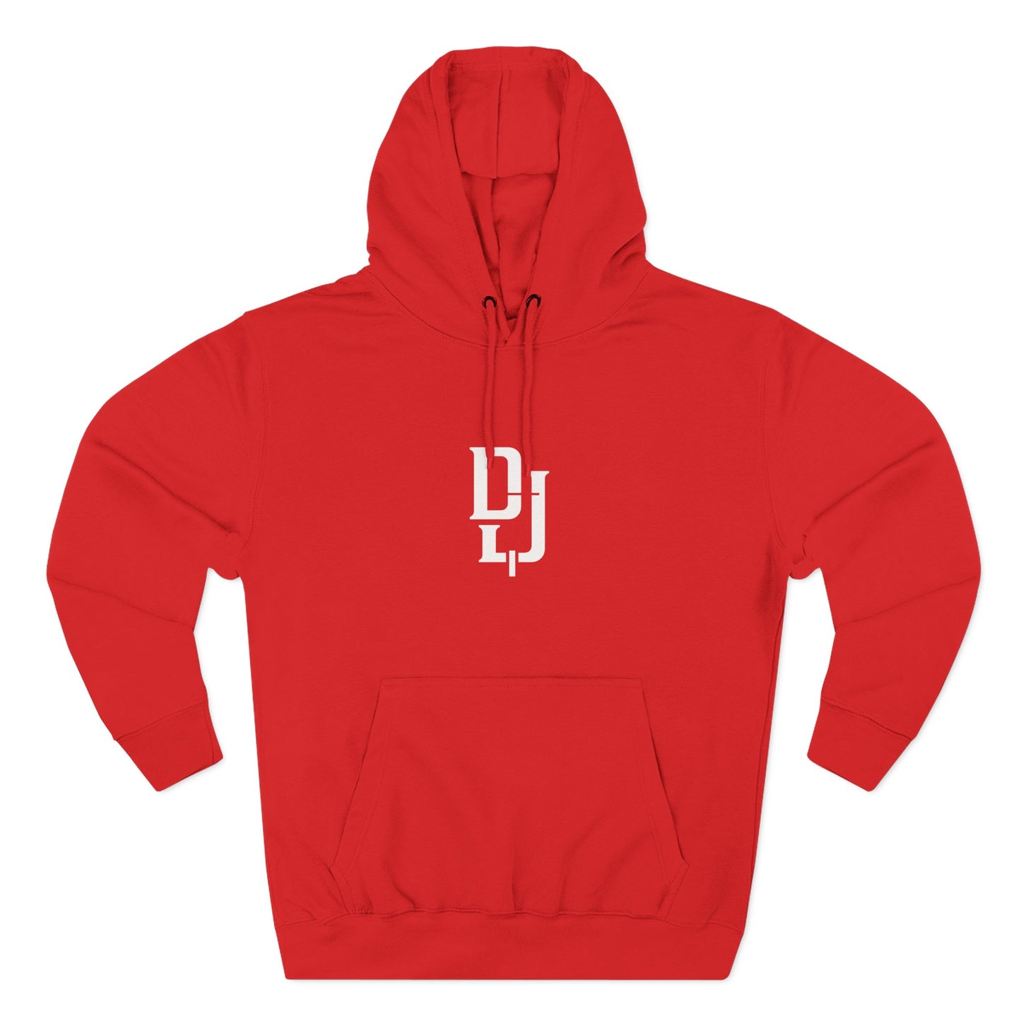Minimal DJ Logo Hoodie - Three-Panel Fleece Sweatshirt
