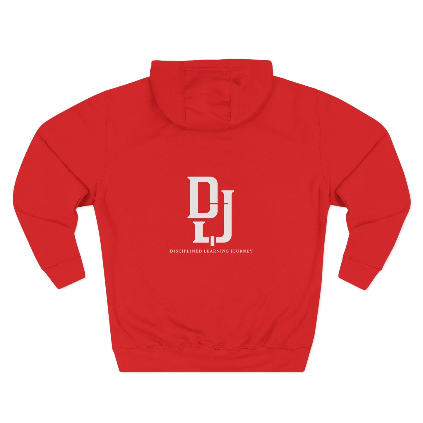Minimal DJ Logo Hoodie - Three-Panel Fleece Sweatshirt